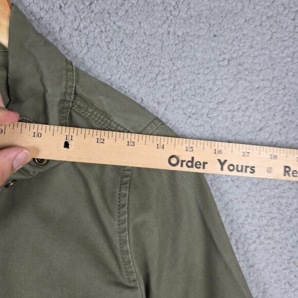 Madewell Jacket Womens Size Small Foliage Green Surplus Field Military Zip 90s - Picture 11 of 15